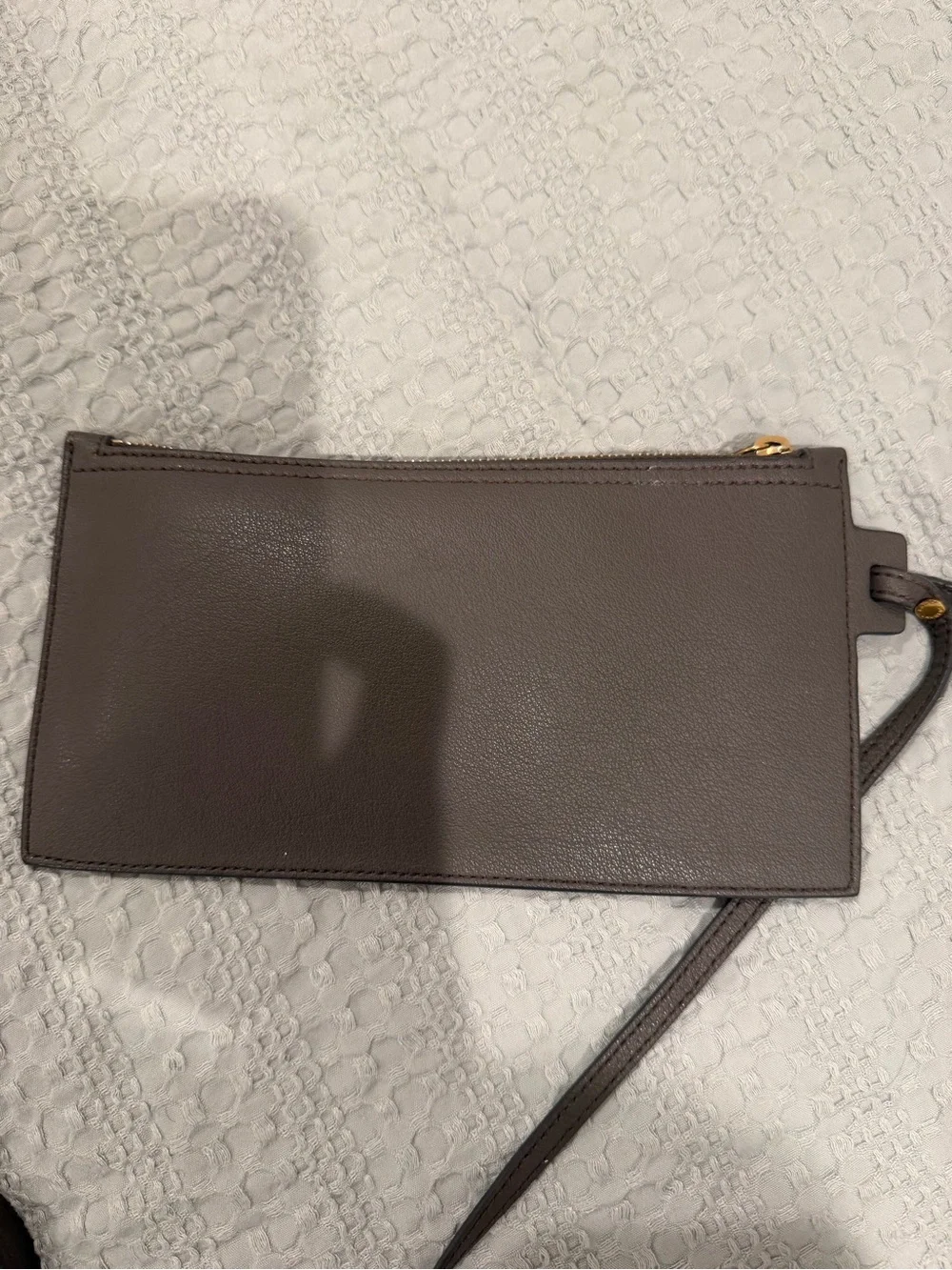 SHOPPING SAINT LAURENT LEATHER TOTE BAG